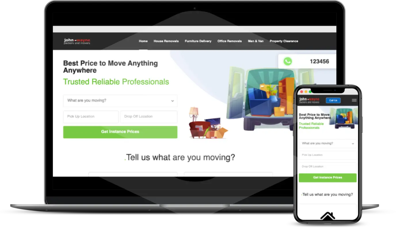 van removals website